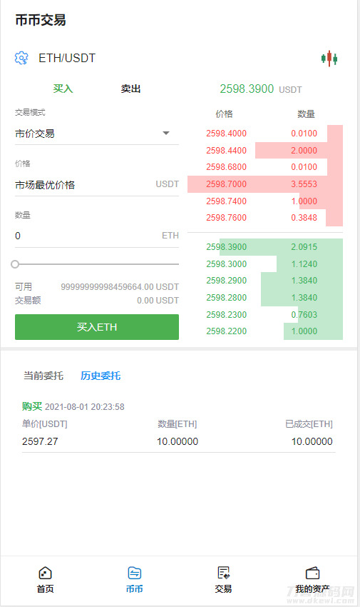 【区块链开约买卖所源码】新币币买卖所USDT秒开约杠杆C2C法币买卖9562,