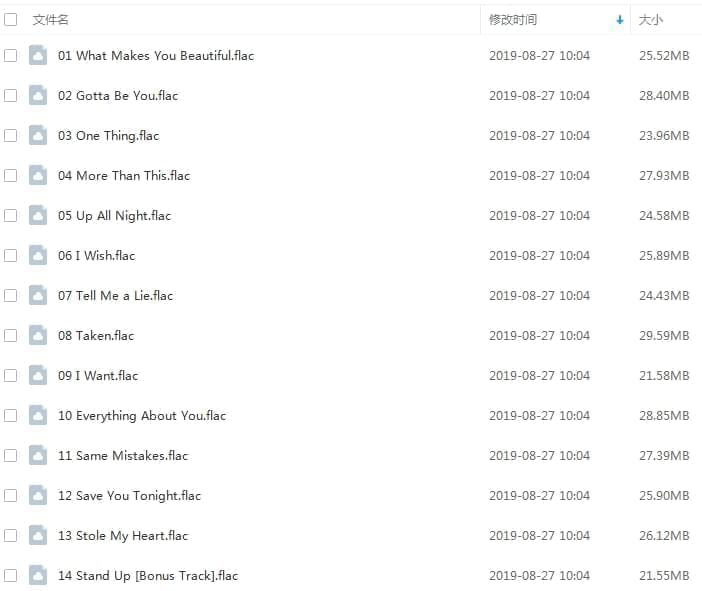 单背组开(One Direction)1D乐队5张专辑无益歌直[FLAC/1.88GB]百度云网盘下载7065,单背,单背组开,组开,one,direction