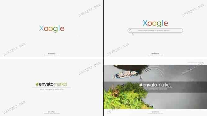 模仿网页搜刮成果的创意logo收场展现动绘AE工程6765,模仿,网页,网页搜刮,搜刮,成果