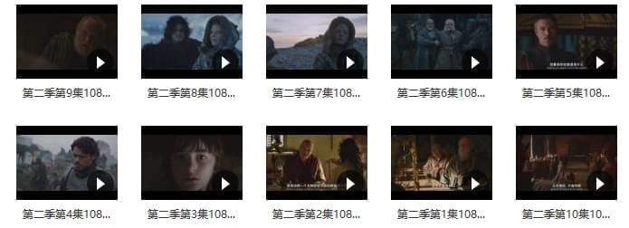 好剧《权利的游戏/冰取水之歌》第两季超浑[MP4/18.80GB]百度云网盘 迅雷云网盘下载4893,