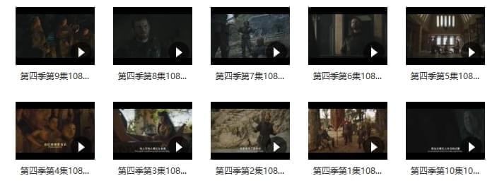 好剧《权利的游戏/冰取水之歌》第四时超浑[MP4/19.24GB]百度云网盘 迅雷云网盘下载4149,好剧,权利,权利的游戏,游戏,冰取水