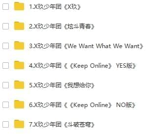 X玖少年团7张无益专辑FLAC歌直挨包[FLAC/557.61MB]百度云网盘下载6661,少年,张无,无益,专辑,flac