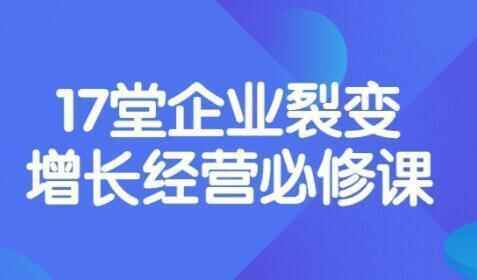 张琦《企业红利增加17堂必建课》企业裂变增加的运营聪慧2334,张琦,企业,红利,利删,增加