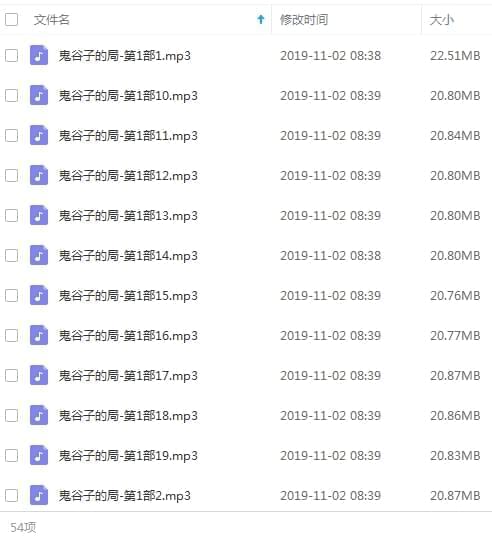 有声小道《鬼谷子的局》([1-8齐本425个音频)周建龙演播[MP3/3.06GB]百度云网盘下载5121,有声,有声小道,小道,鬼谷,鬼谷子