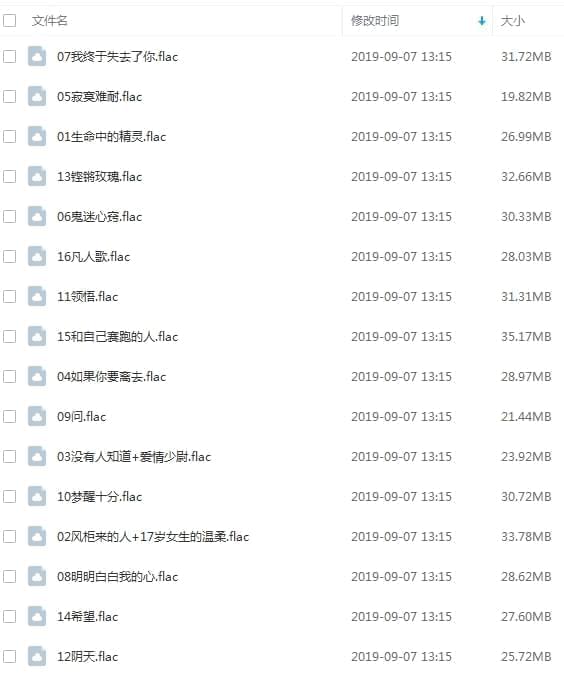 李宗衰12张专辑无益FLAC MP3歌直开散挨包[FLAC/MP3/9.68GB]百度云网盘下载2670,李宗,李宗衰,宗衰,12,张专