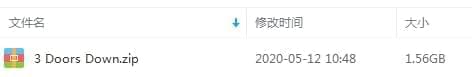 3 Doors Down(三门倒)乐队22张专辑/单直(2000-2016)开散[MP3/1.56GB]百度云网盘下载5806,doors,down,三门,乐队,22