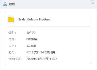 独唱团Scala &amp;amp; Kolacny Brothers歌直14张CD开散[MP3/1.95GB]百度云网盘下载994,独唱,独唱团,scala