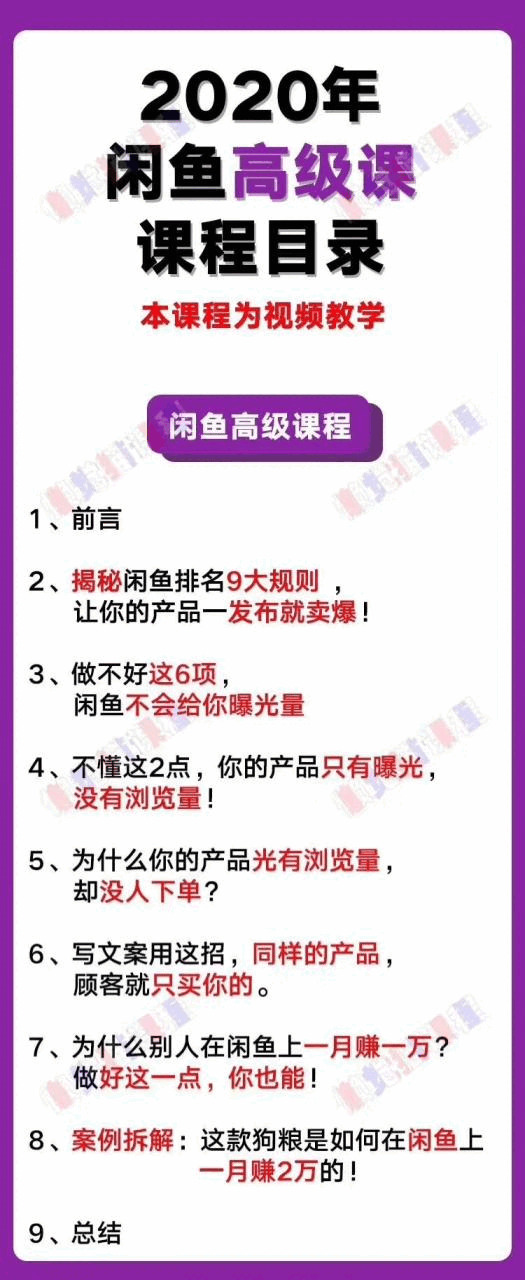 懒觉猫忙鱼低级+初级课程 – 副业月进过万真操解说 杂干货4326,懒觉,忙鱼,低级,初级,初级课程