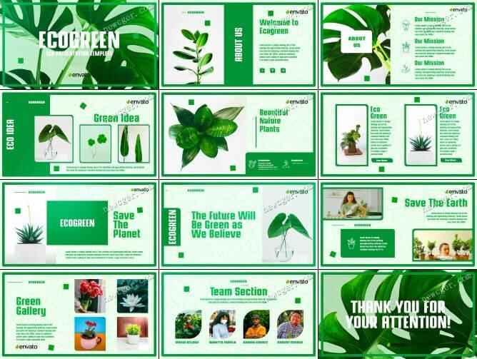 绿色死态公司或环保公益项目标宣扬引见幻灯片AE模板3146,绿色,绿色死态,死态,公司,环保