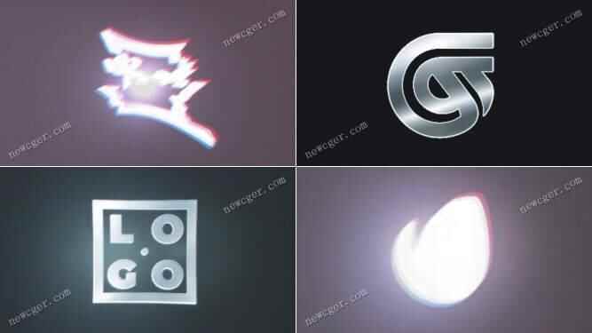 收光金属光芒logo标记快速进场展现的动绘殊效AE工程1211,收光,光金,金属,金属光芒,光芒