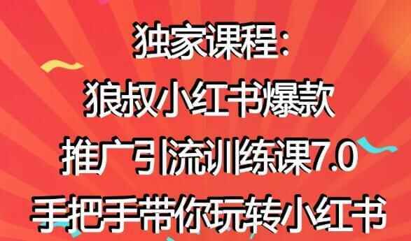 小白书怎样推行，狼叔小白书爆款推行引流7.0，带您玩转小白书推行852,