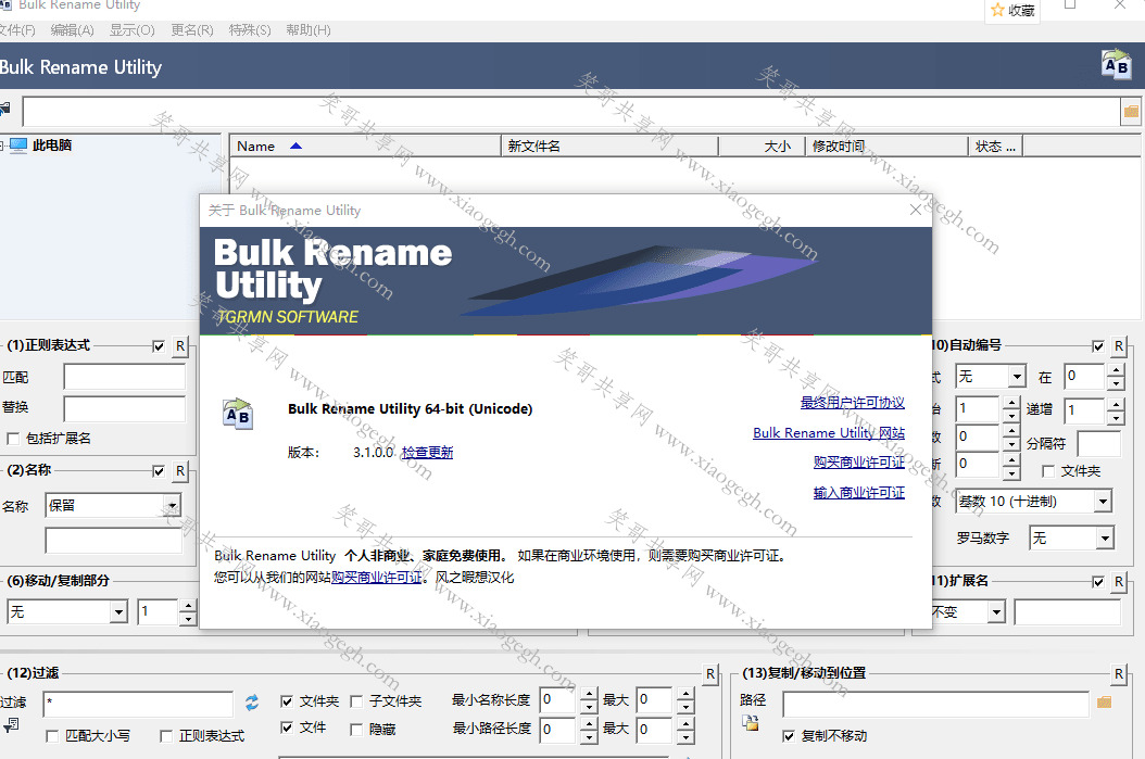 Bulk Rename Utility 文件重定名东西 v3.1汉化 绿色版6136,bulk,utility,文件,重定名,命