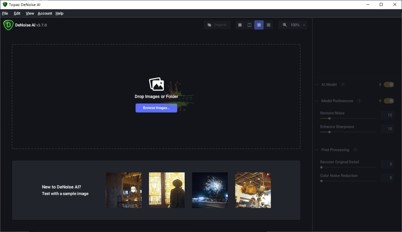 Topaz DeNoise AI v3.7.0便携版617,