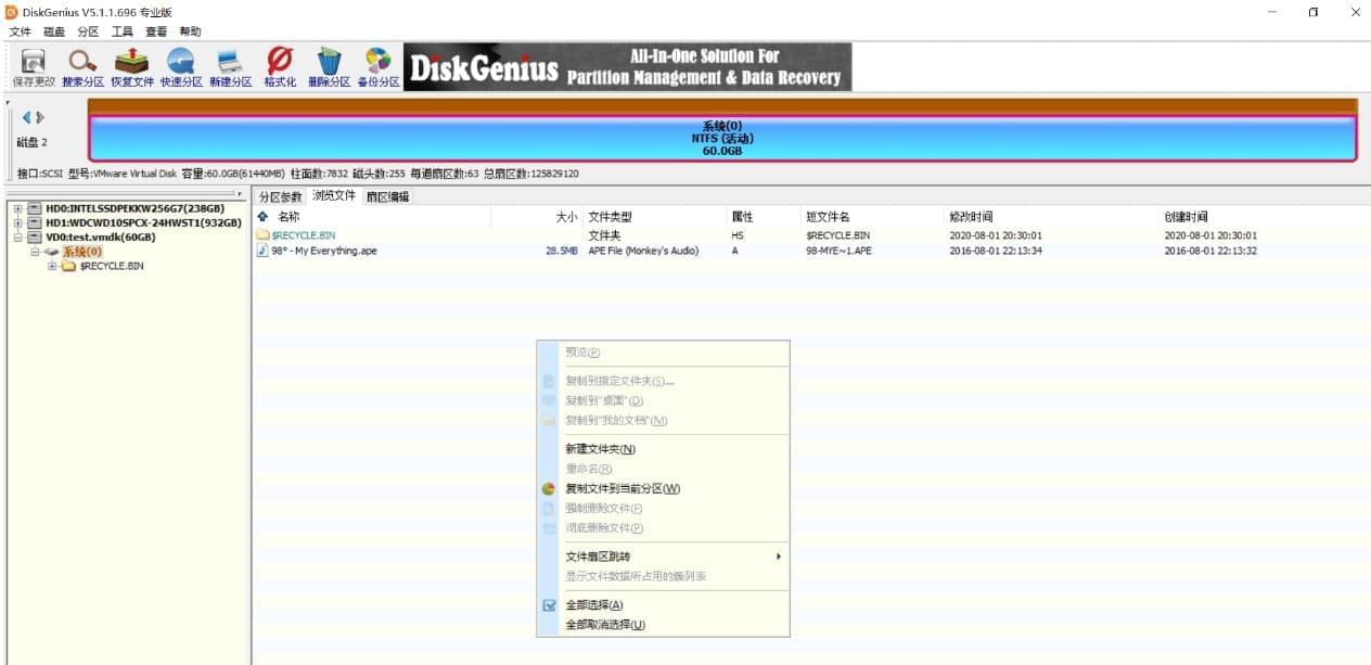 DiskGenius Pro v5.1.1.696 破解永世专业版5687,diskgenius,pro,696,破解,解永