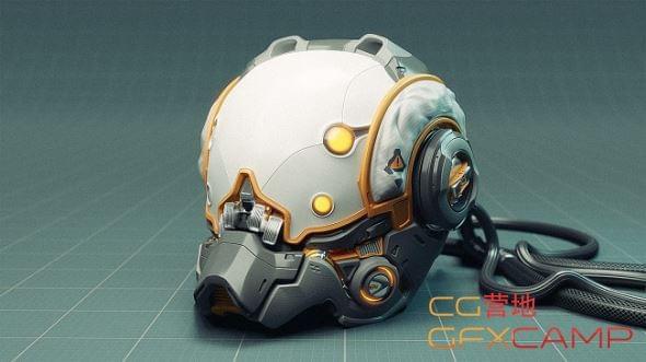 Blender科幻头盔建模教程 Modeling A Scifi Helmet In Blender 2.824,blender,科幻,头盔,建模,教程