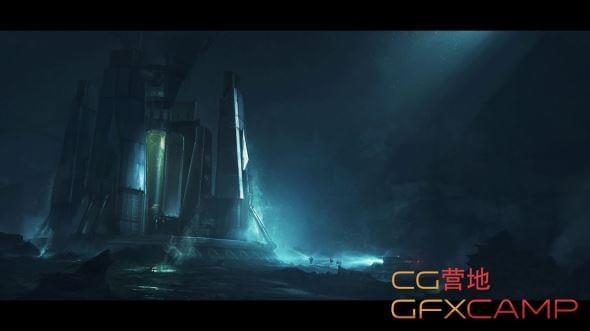 C4D+PS科幻场景静帧观点图教程 Gnomon – Creating Sci-Fi Keyframe Concept Art with Sebastien Hue440,