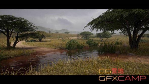 Maya+UE4游戏动物树木场景建造教程 Gnomon – Creating Complex Vegetation and Foliage for Games (2022) with Peyton Varney6001,