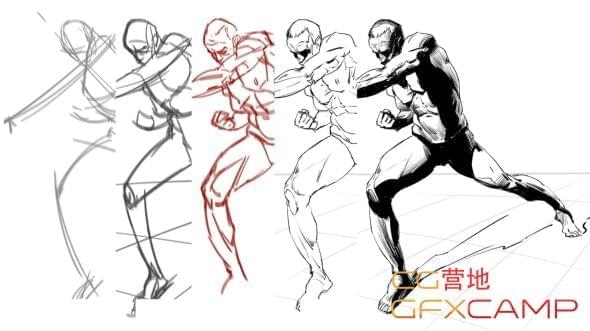 CSP人物行动画绘教程 Gnomon – Gesture Drawing Fundamentals (2022) with April Connors2643,