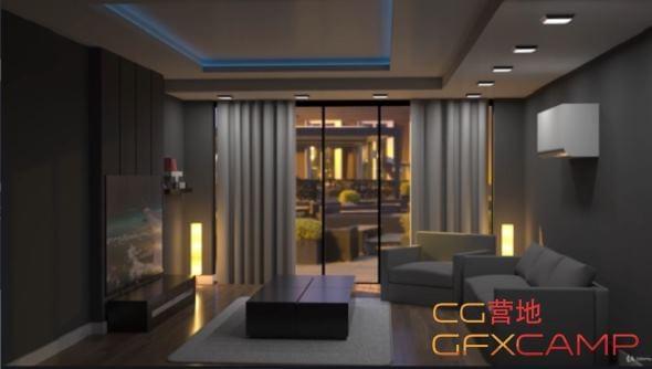 3DS MAX室内乱衬着根底教程 Udemy – 3DS MAX 2020 Interior Design Beginners Course6126,3ds,max,室内乱,衬着,根底