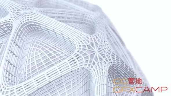 笼统网格分形C4D教程 Cinema 4D8538,笼统,网格,分形,c4d,教程