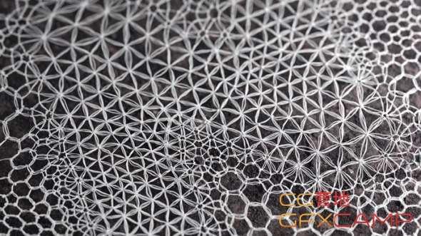 庞大编织图形Houdini教程 Creating a Complex Crochet Pattern Tutorial5139,
