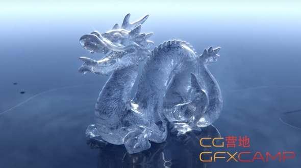 C4D阿诺德冰块材量教程 Cinema 4D3238,