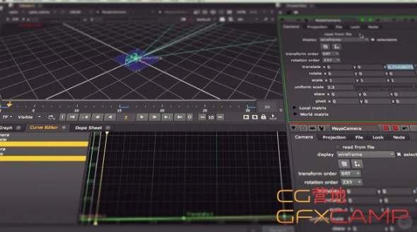 Nuke直线编纂器战枢纽帧节面教程 Working with the Curve Editor and Dope Sheet in NUKE2744,