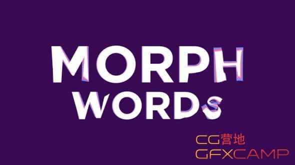 笔墨合叠变革MG动绘AE教程 After Effects – Creating a Word Morph Transition Tutorial9488,笔墨,合叠,变革,动绘,ae教程