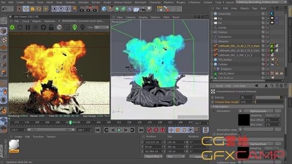 细胞灭亡破裂流体模仿C4D教程 Cellular Death Animation Using RealFlow and Cinema 4D2989,细胞,细胞灭亡,灭亡,破裂,流体