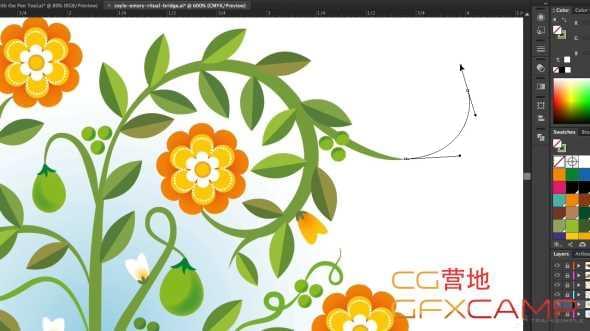 AI钢笔东西利用教程 Illustrator CC Pen Tool3546,