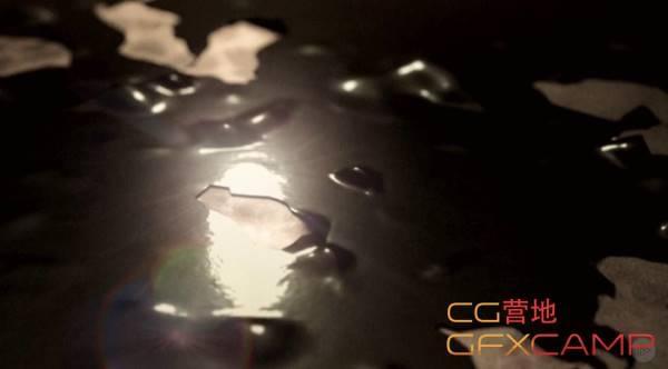 C4D布料模仿车漆气鼓鼓泡动绘结果 Creating a Paint-bubbling Effect Using Cloth in Cinema 4D4182,