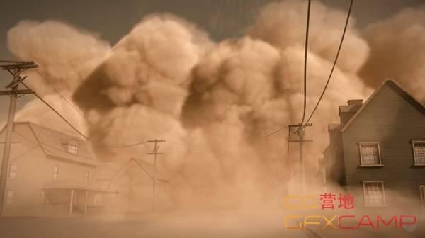 Maya沙尘狂风暴流体模仿教程 Simulating a Large Dust Storm in Maya5954,maya,沙尘,沙尘暴,尘暴,狂风