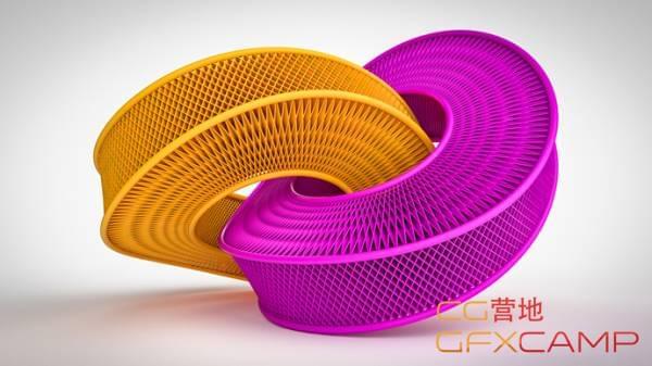 氛围过滤器C4D建模教程 Cinema 4D Air Filter Modeling Tutorial9460,