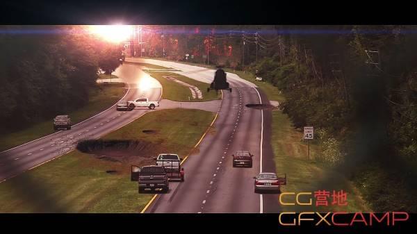 AE僵尸场景MP分解教程 VFX Bootcamp Zombie Highway2407,僵尸,场景,分解,成教,教程