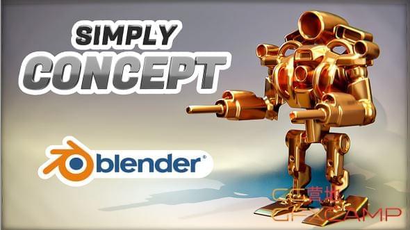 Blender笼统观点模子建模插件 Simply Concept V2.1 +利用教程232,blender,笼统,笼统观点,观点,观点模子