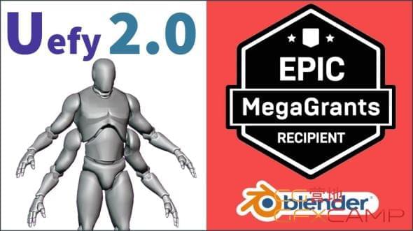 Blender模子绑定导进UE4插件 Uefy v2.5 Script Addon For Blender 2.93+利用教程9502,blender,模子,绑定,导进,插件