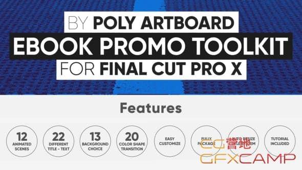 FCPX插件-iPad笔墨题目排版展现动绘 eBook Promo Toolkit1250,fcpx,插件,笔墨,字标,题目