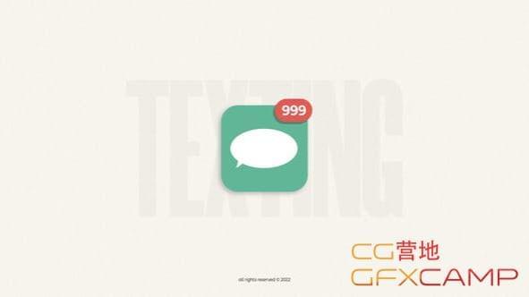 FCPX插件-苹果脚机APP气鼓鼓泡对话框动绘 Text Messages4179,
