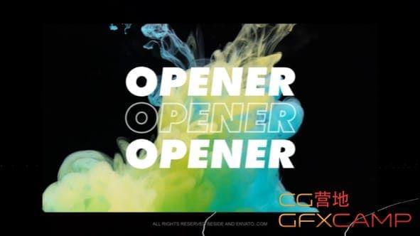 FCPX模板-时髦视频笔墨排版片头 Typography Opener527,