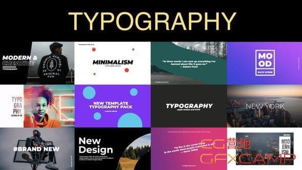 FCPX插件-时髦笔墨题目图片字幕排版动绘 Typography Slides8188,fcpx,插件,时髦,尚文,笔墨