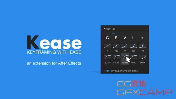 AE枢纽帧直线动绘剧本 Aescripts Kease V1.0.6 + 利用教程2898,
