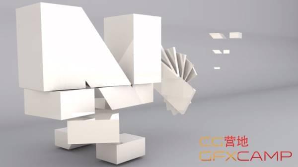 3D笔墨翻迁移转变叠殊效C4D教程 Spinning Letters Intro Animation Tutorial9884,笔墨,翻转,迁移转变,合叠,殊效