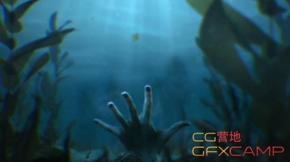 AE/C4D火底场景分解教程  Designing an Underwater Scene in CINEMA 4D and After Effects6118,火底,场景,分解,成教,教程