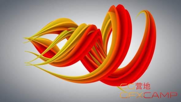 C4D粒子体系模仿笼统活动线条动绘 Cinema 4D Abstract Animation Particles Tutorial8733,