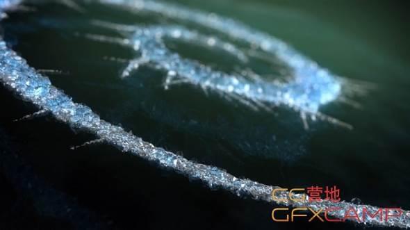 C4D AE冰块途径发展动绘教程 Creating Organic Ice Growth Patterns in CINEMA 4D9489,