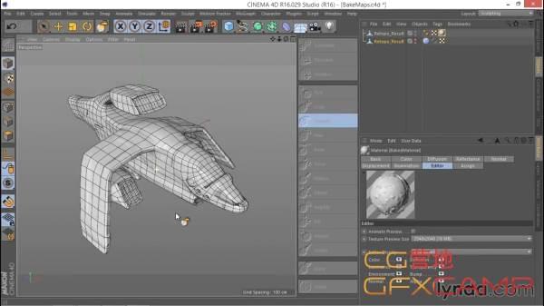 C4D雕琢拓扑教程 Lynda955,