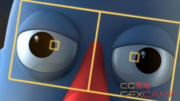 C4D卡通脚色人物眼睛绑定教程 Animating Cartoon Eyes in CINEMA 4D2774,c4d,卡通,脚色,脚色人物,人物