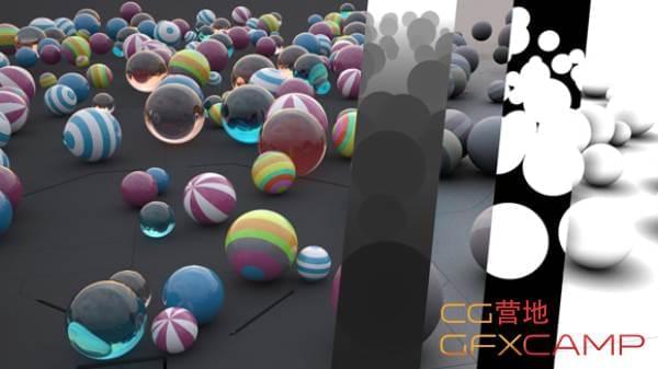 C4D Vray多通讲景深衬着教程 Depth of field in VrayForC4D5677,