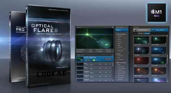 苹果M1版AE插件-实在镜头光晕耀斑殊效 Optical Flares v1.3.8 Mac4322,