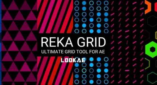 AE插件-图形矩阵网格布列自界说动绘天生器 Reka Grid v1.1 Win   利用教程1586,